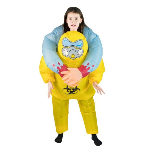 Kids Inflatable Biohazard Costume - Bodysocks UK