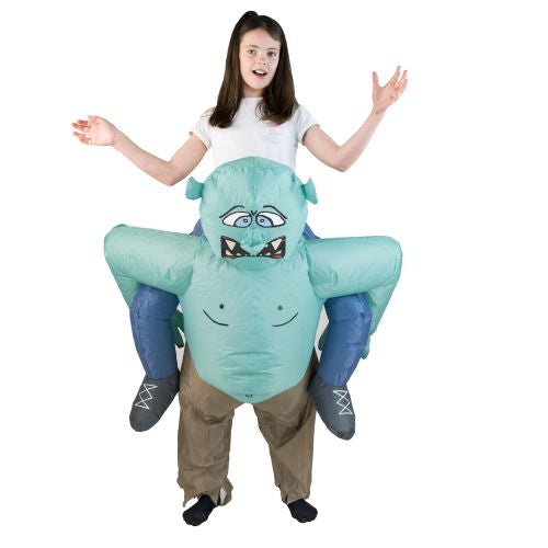 Kids Inflatable Troll Costume - Bodysocks UK