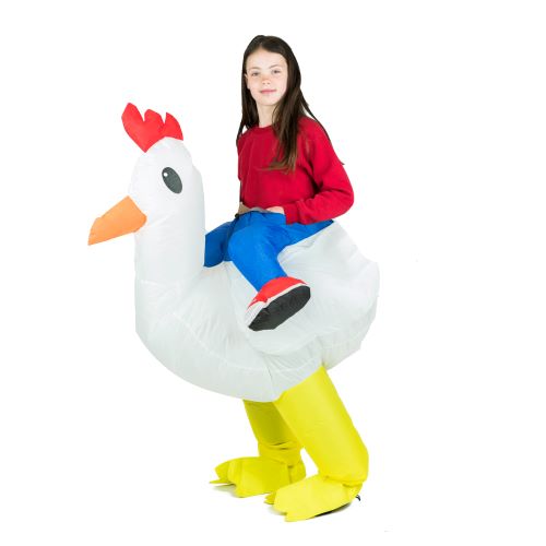 Kids Inflatable Chicken Costume - Bodysocks UK