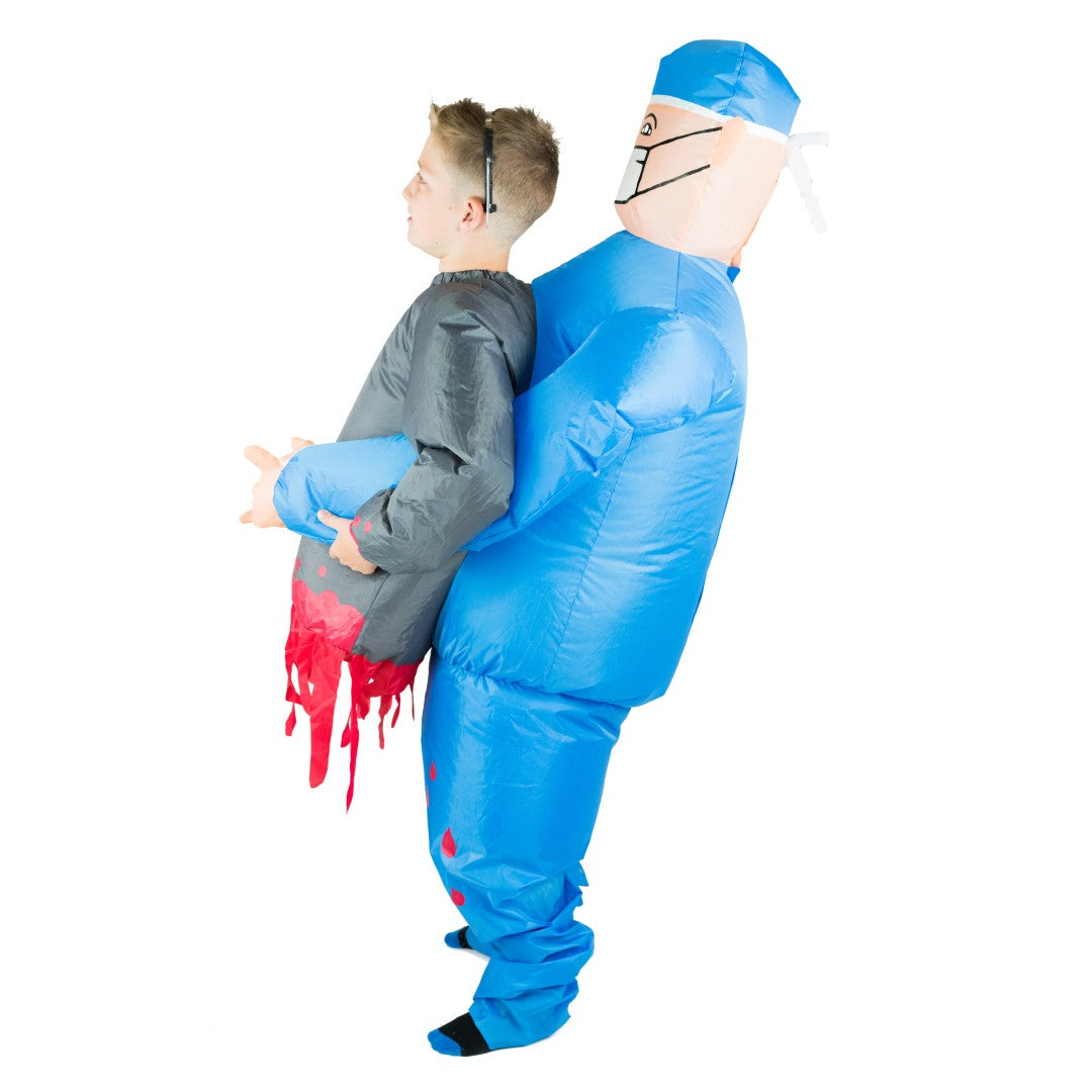 Kids Inflatable Lift You Up Doctor Costume - Bodysocks UK