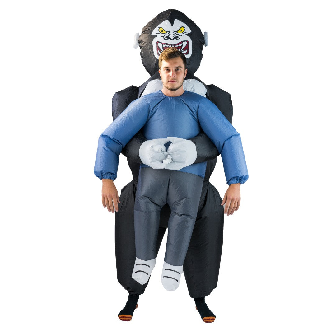 Inflatable Lift You Up Gorilla King Costume - Bodysocks UK