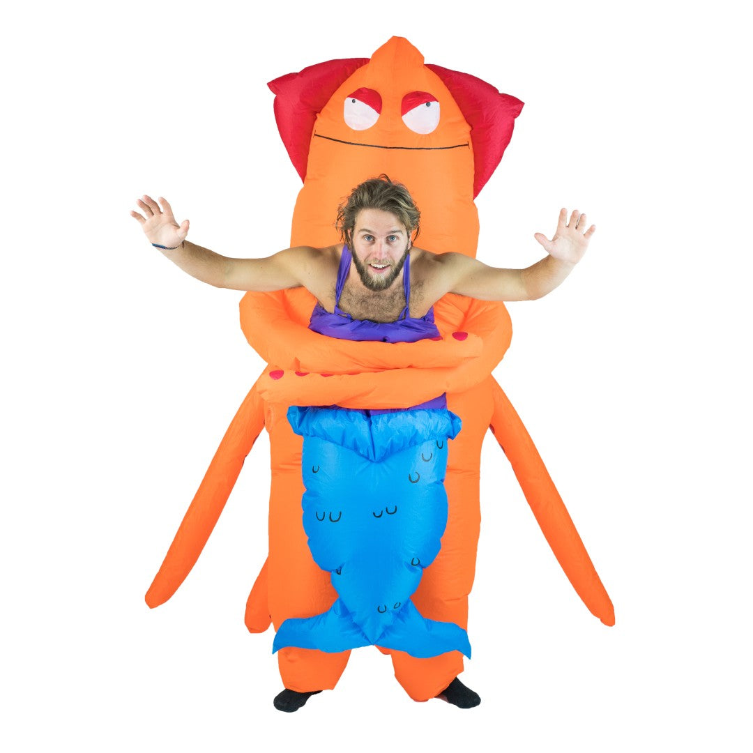Inflatable Squid Monster Costume