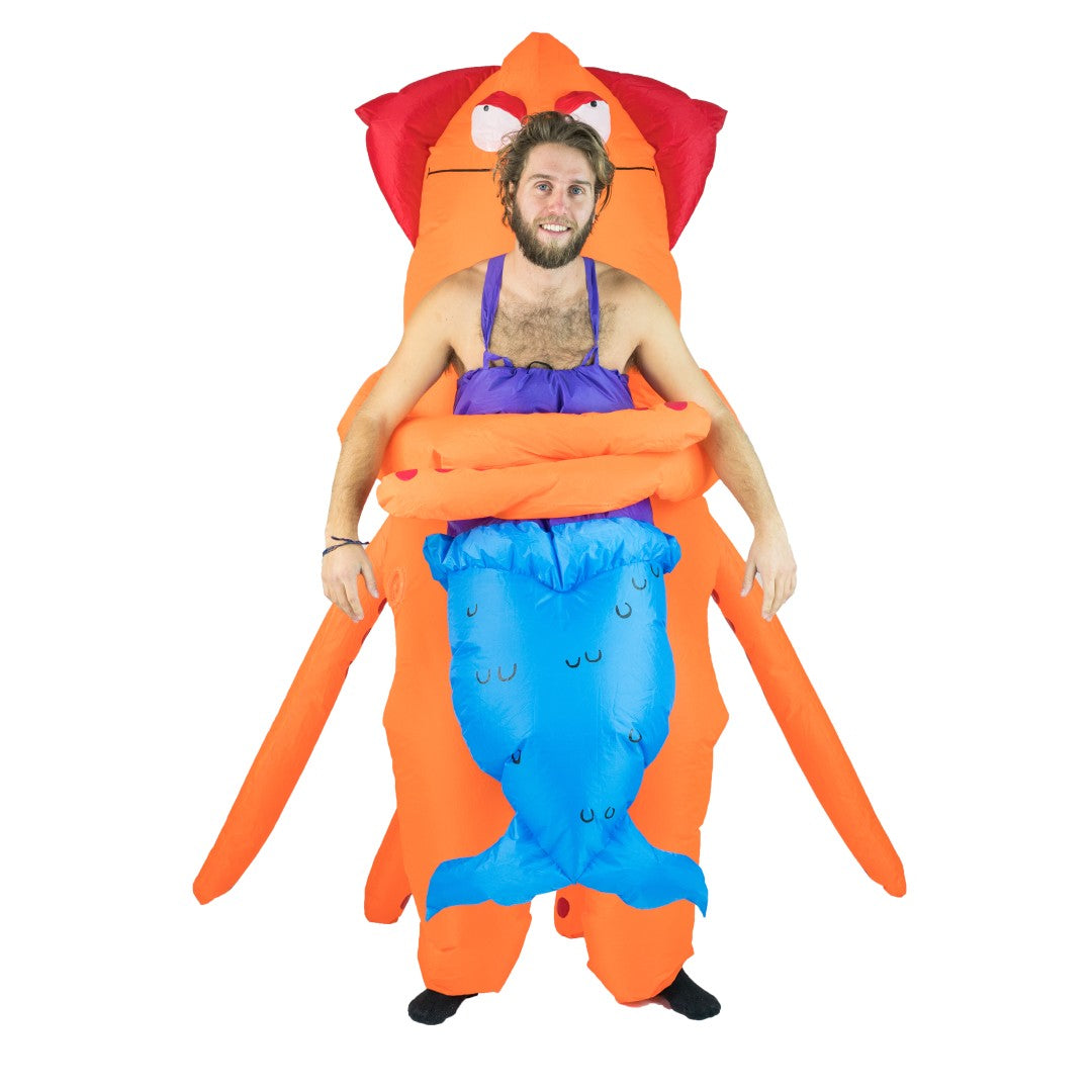 Inflatable Squid Monster Costume - Bodysocks UK