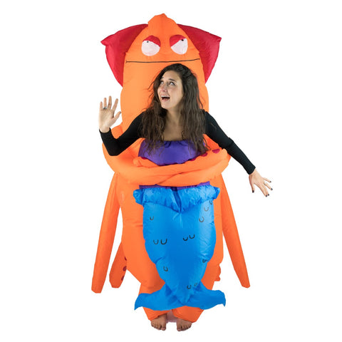 Inflatable Squid Monster Costume