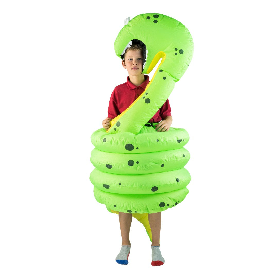 Kids Inflatable Snake Costume - Bodysocks UK