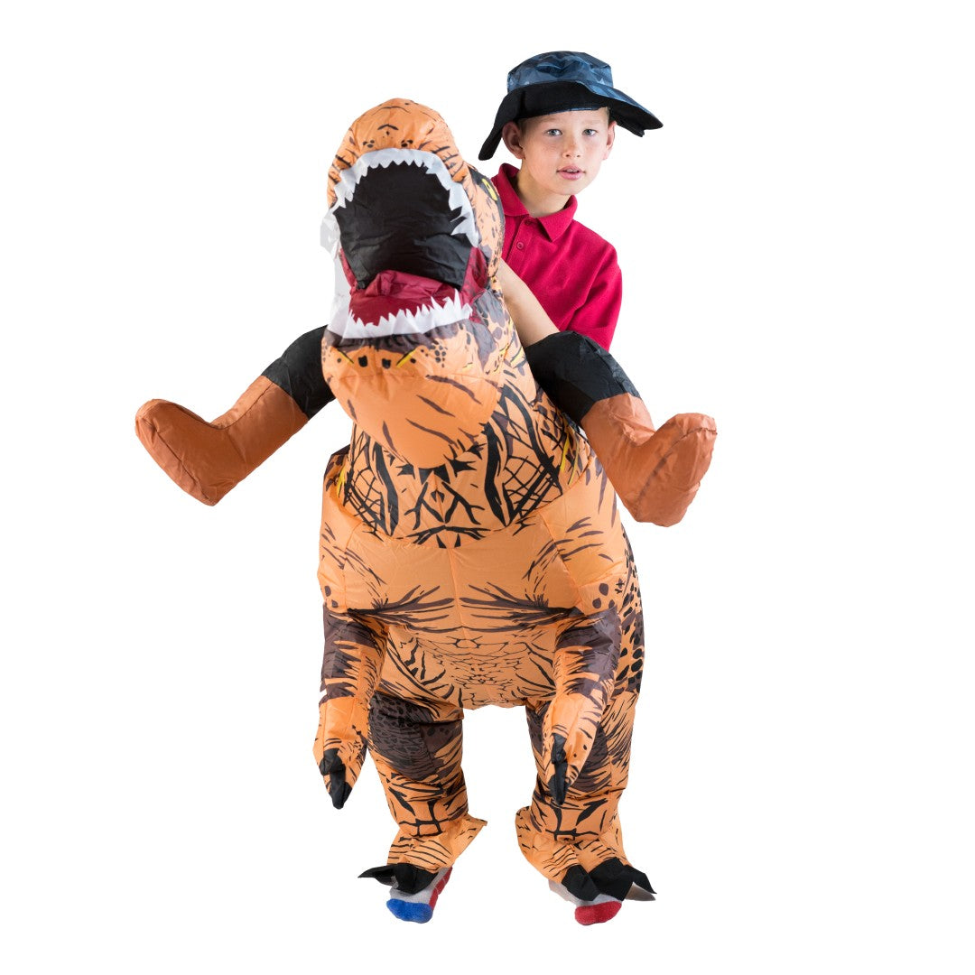 Kids Deluxe Inflatable Dinosaur Costume - Bodysocks UK