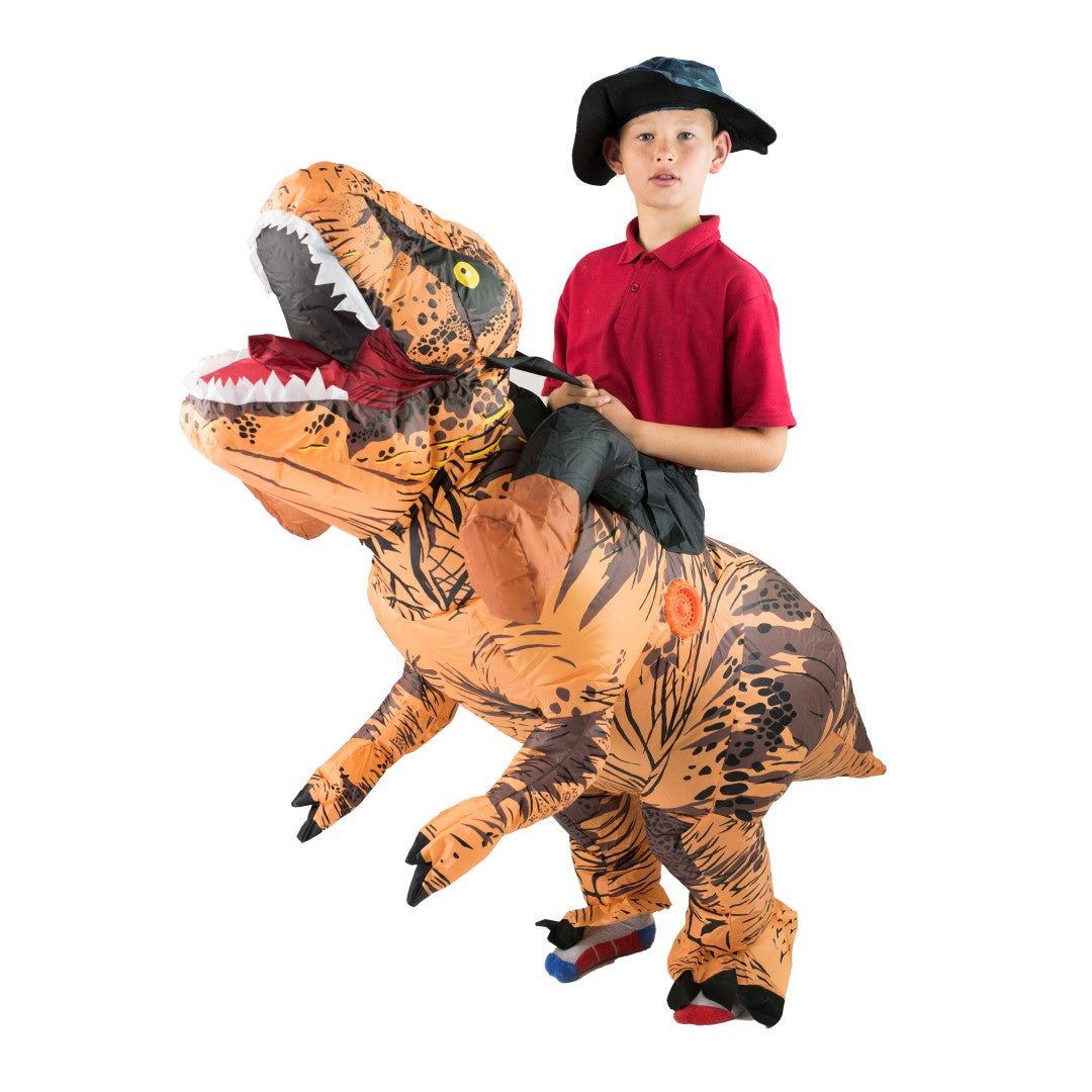 Kids Deluxe Inflatable Dinosaur Costume - Bodysocks UK