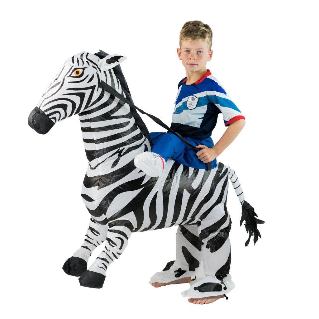Kids Inflatable Zebra Costume - Bodysocks UK