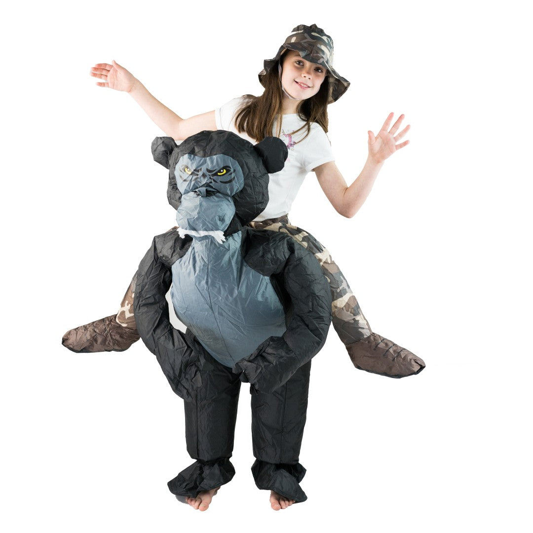 Kids Inflatable Gorilla Costume - Bodysocks UK