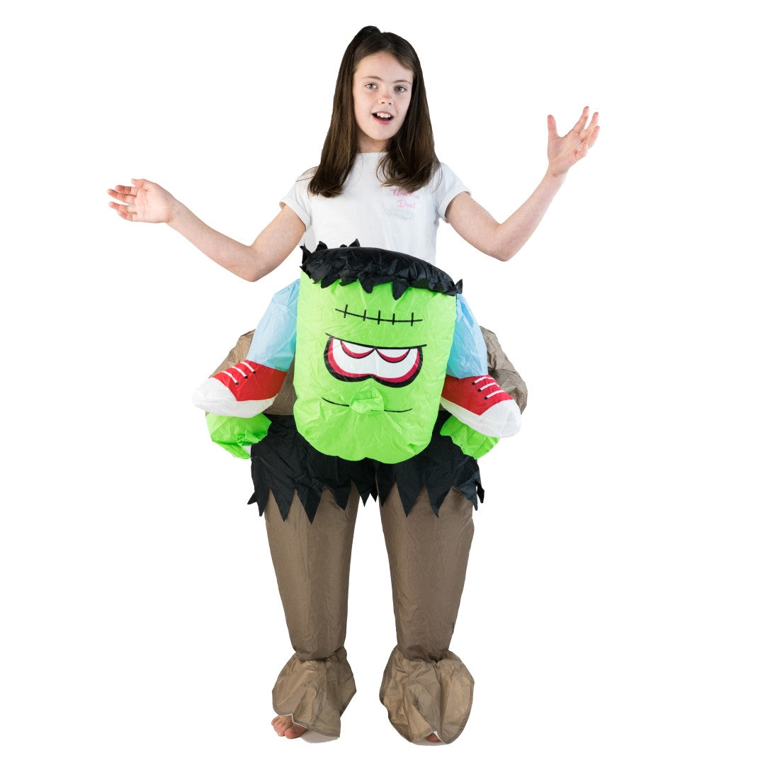 Kids Inflatable Lift You Up Frankenstein Costume - Bodysocks UK