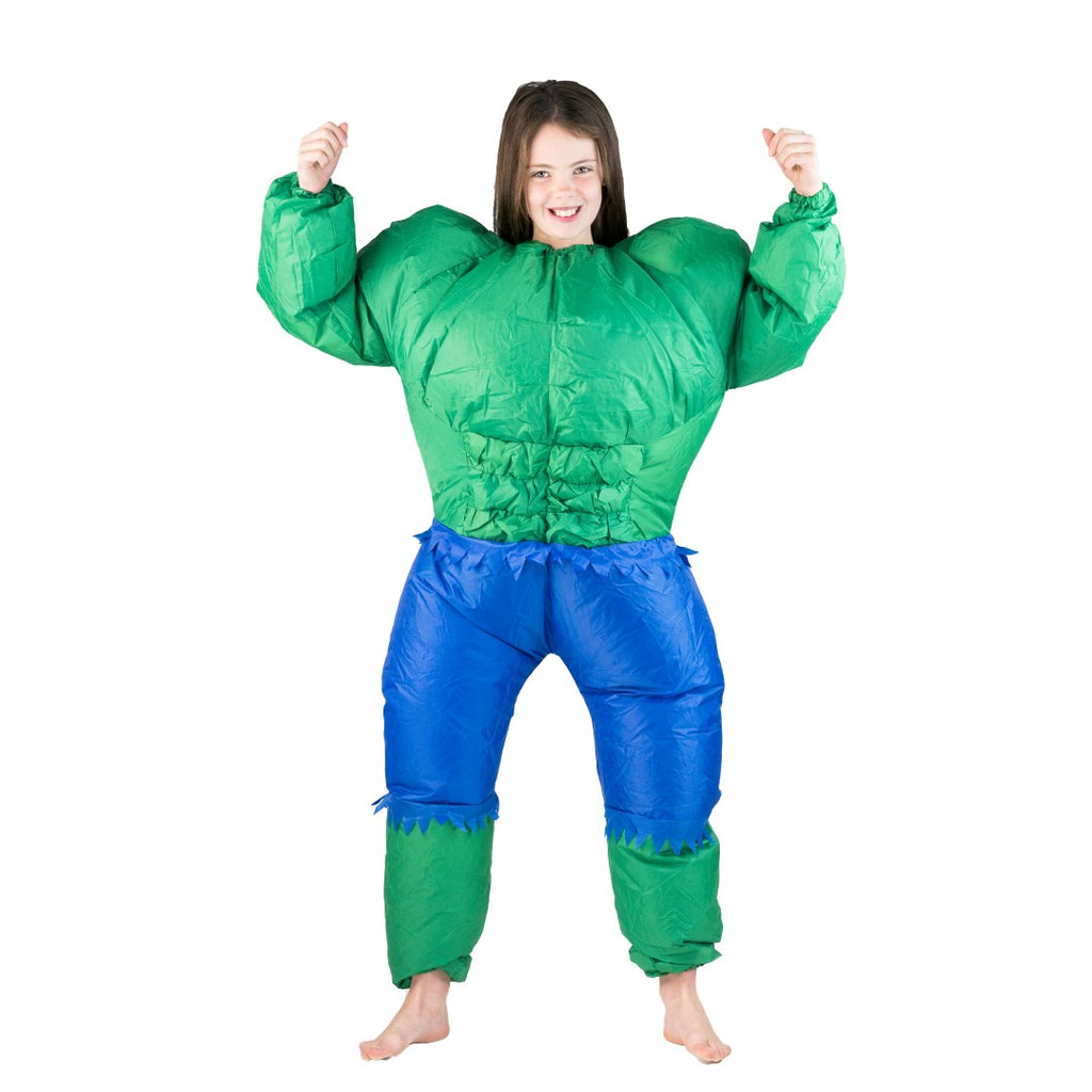 Kids Inflatable Hulk Costume - Bodysocks UK