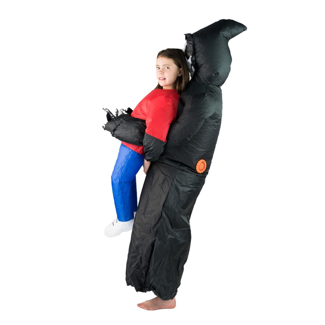 Kids Inflatable Lift You Up Grim Reaper Costume - Bodysocks UK