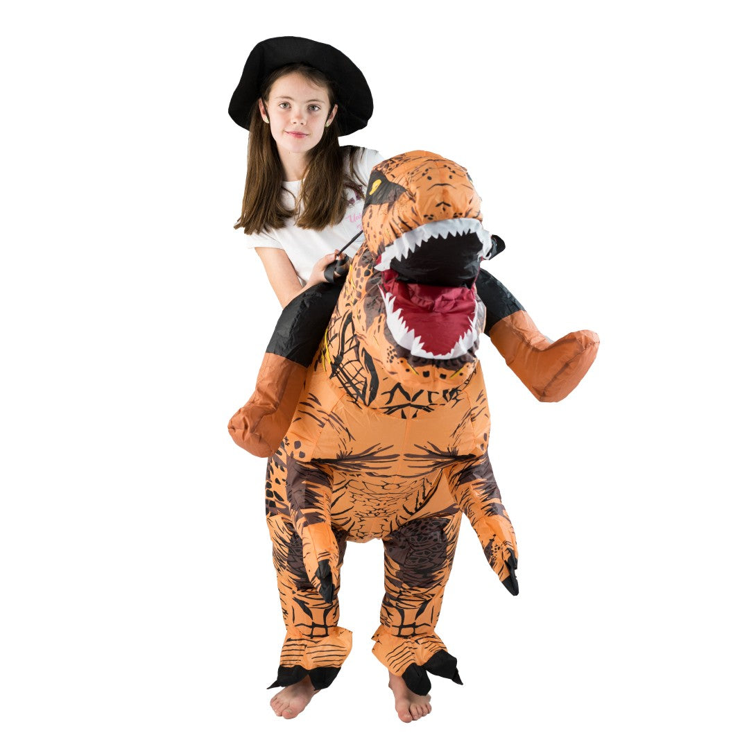 Kids Deluxe Inflatable Dinosaur Costume - Bodysocks UK