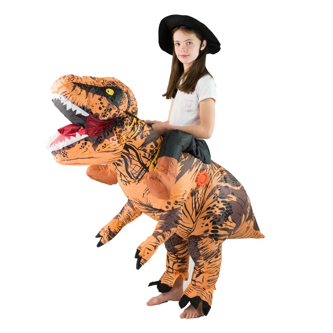 Kids Deluxe Inflatable Dinosaur Costume - Bodysocks UK