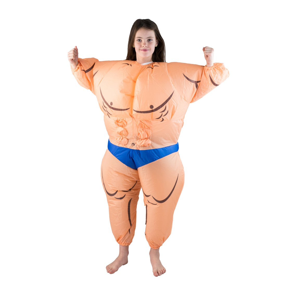 Kids Inflatable Muscle Suit Costume - Bodysocks UK