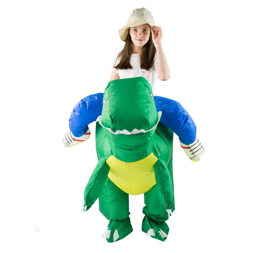 Kids Inflatable Dinosaur Costume - Bodysocks UK