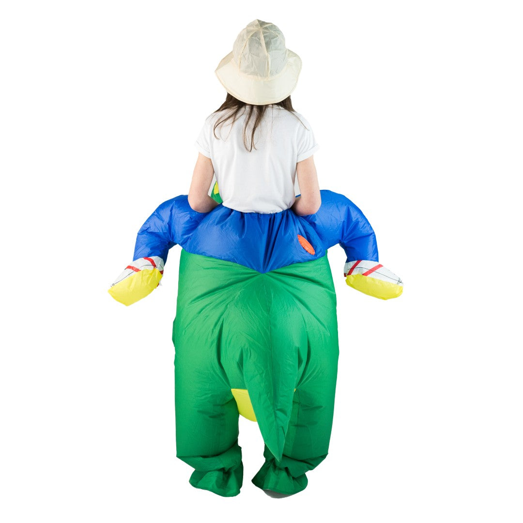 Kids Inflatable Dinosaur Costume - Bodysocks UK