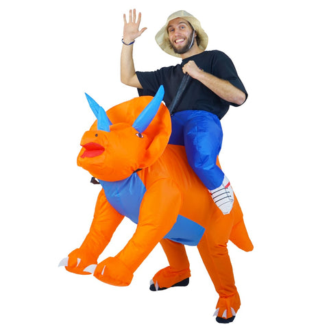 Inflatable Triceratops Costume
