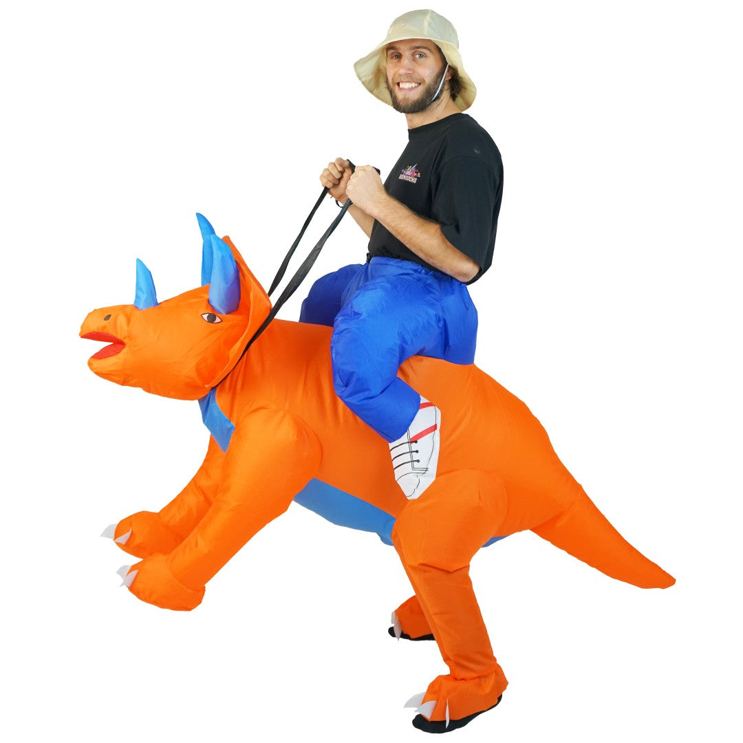 Inflatable Triceratops Costume