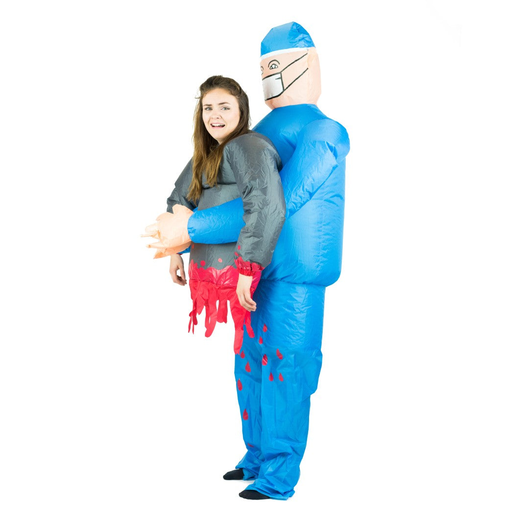 Inflatable Lift You Up Doctor Costume - Bodysocks UK