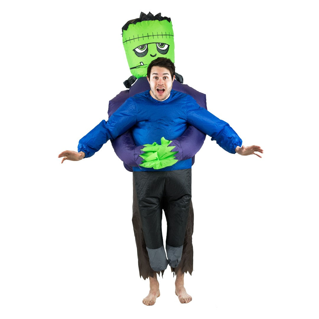 Inflatable Lift You Up Frankenstein's Hostage Costume - Bodysocks UK