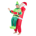 Inflatable Santa & Elf Costume - Bodysocks UK