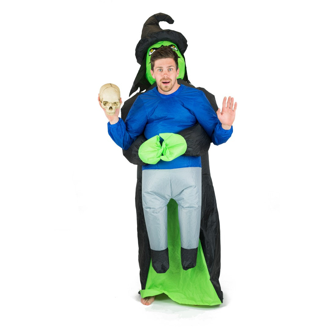 Inflatable Lift You Up Witch Costume - Bodysocks UK