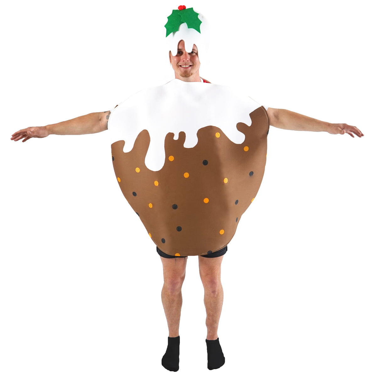 Christmas Pudding Costume Bodysocks UK Christmas Pudding Costume Bodysocks UK