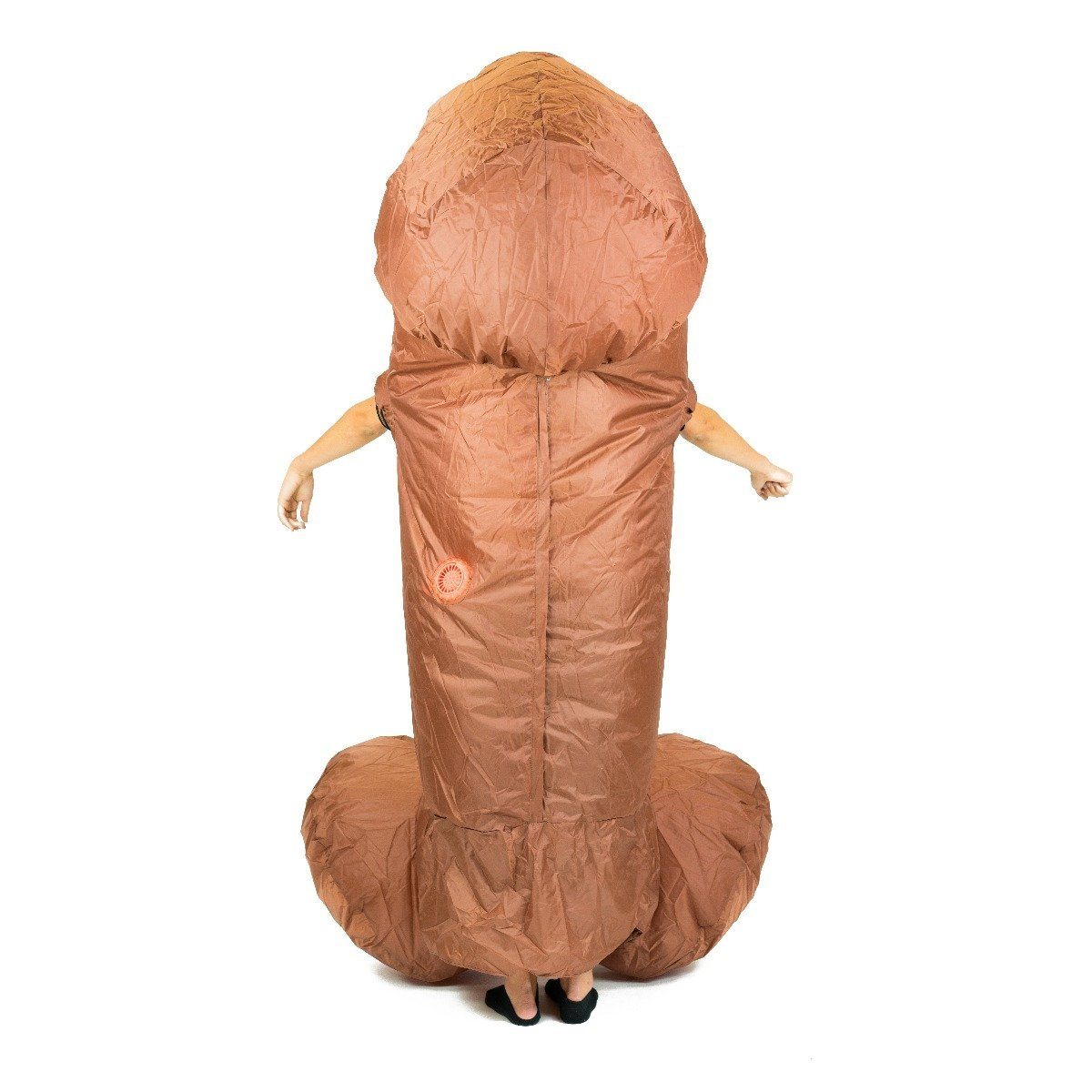 Fancy Dress - Black Inflatable Willy Costume