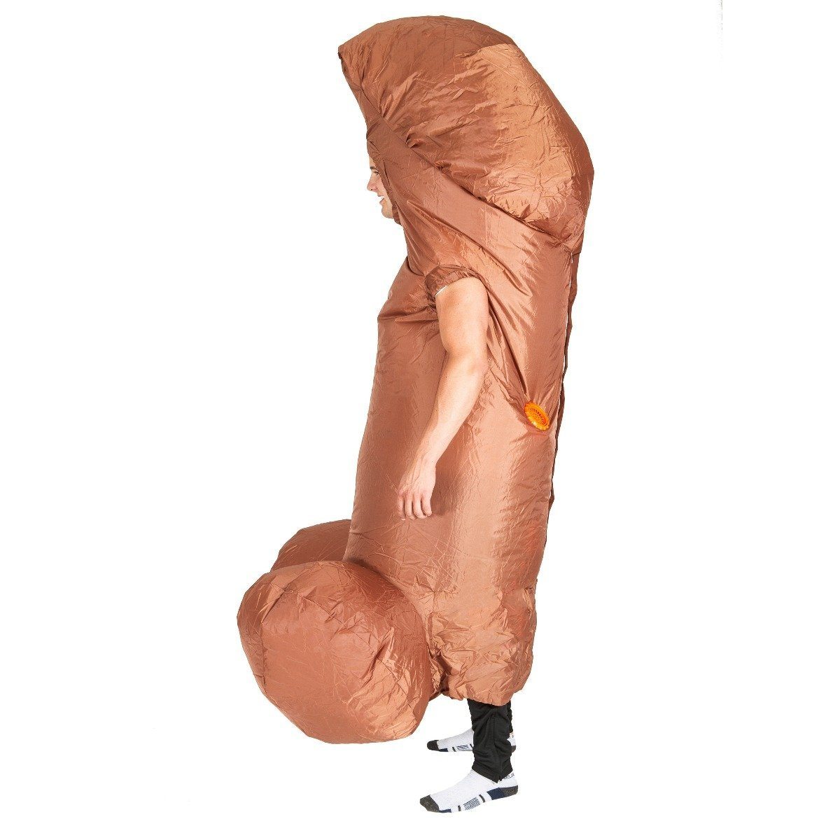 Fancy Dress - Black Inflatable Willy Costume