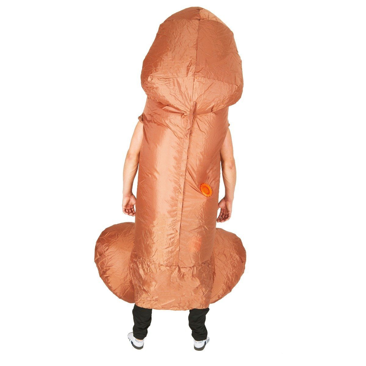 Fancy Dress - Black Inflatable Willy Costume