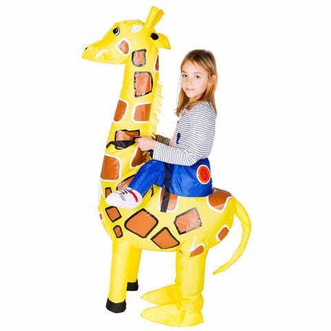 Fancy Dress - Kids Inflatable Giraffe Costume