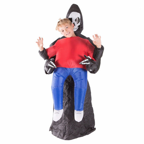 Kids Inflatable Lift You Up Grim Reaper Costume