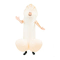 Fancy Dress - White Inflatable Willy Costume